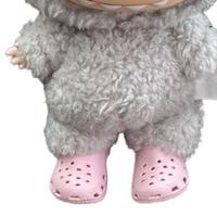 labubu doll clothing, summer beach clogs, suitable for 6.7 inch labubu doll (without doll)
