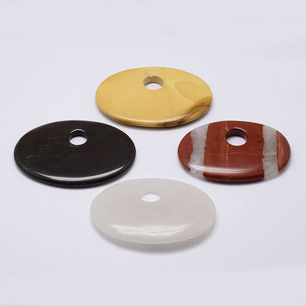 Natural Gemstone Big Pendants