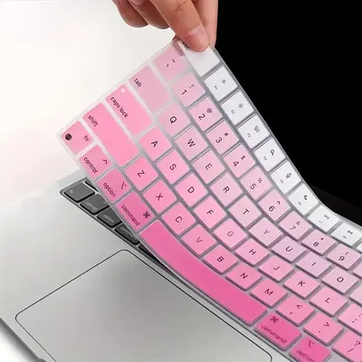 Laptop Keyboard Silicone Cover Skin, Dust-proof Keyboard Covers, Premium Ultra-thin Keyboard Skin for MacBook Air 13 15.3\...