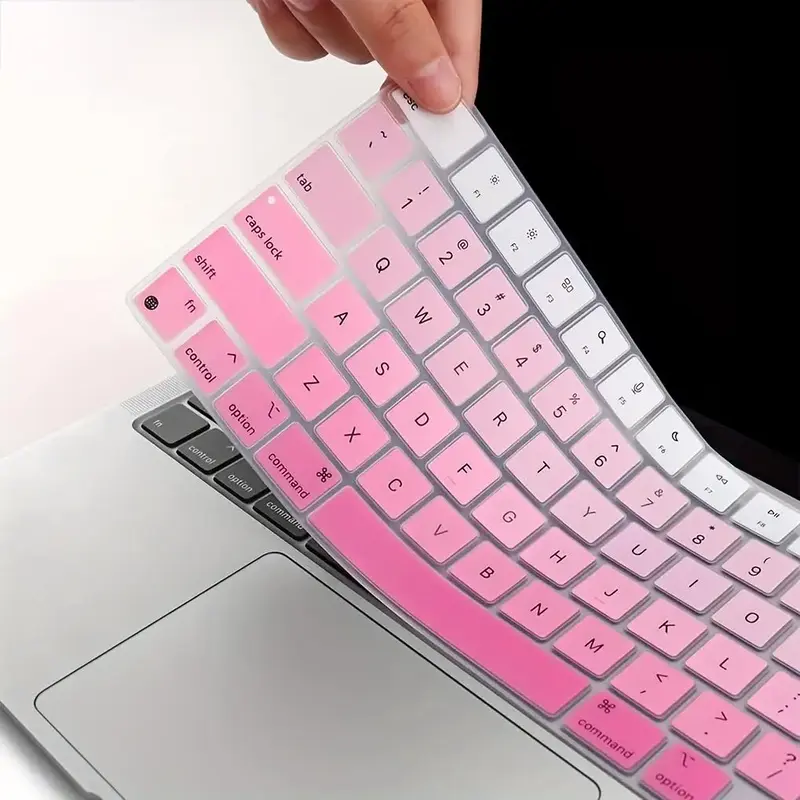 Laptop Keyboard Silicone Cover Skin, Dust-proof Keyboard Covers, Premium Ultra-thin Keyboard Skin for MacBook Air 13 15.3\...