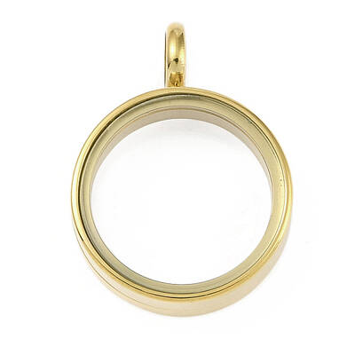 Ion Plating(IP) 304 Stainless Stee Locket Pendants