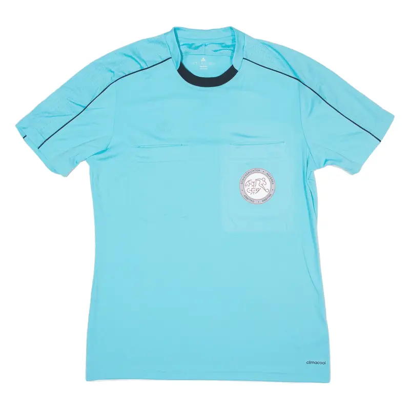 ADIDAS Referee Jersey Blue Short Sleeve Mens M