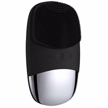 Silicone Flat Skin Cleansing Brush (Black)