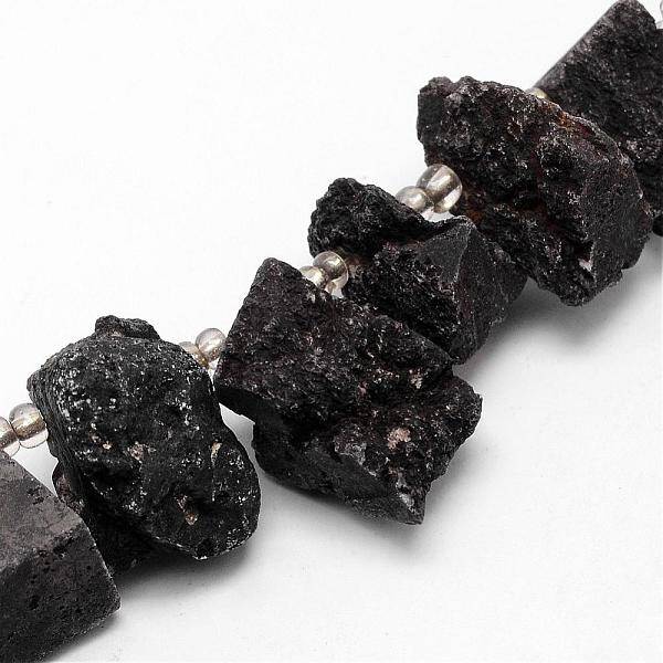 Electroplated Natural Agate Bead Strands