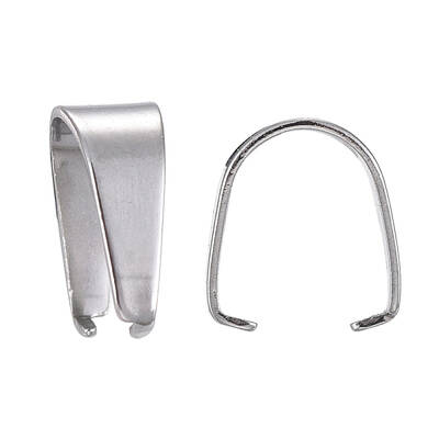 Tarnish Resistant 304 Stainless Steel Snap on Bails