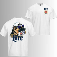 Miller Lite Hunting German Shephered Dog Unisex Shirt - Hoodie - Sweatshirt, Funny Beer Outdoors, For Men, For Women, Father'...