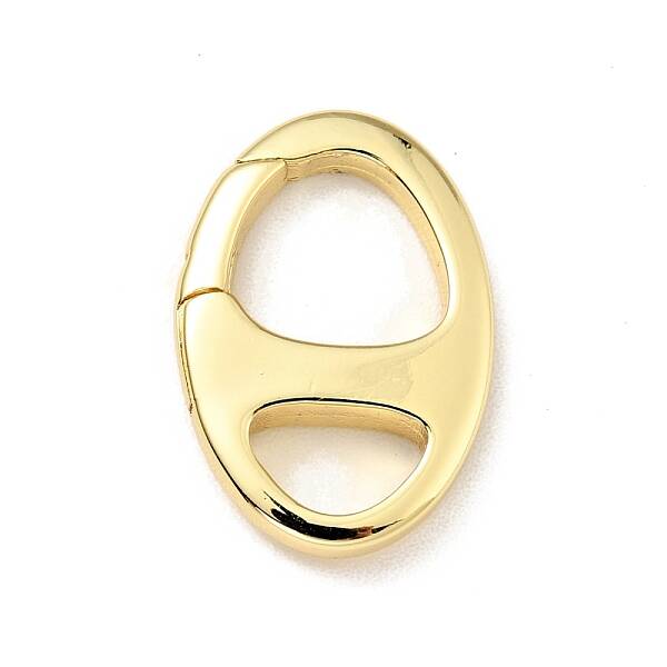 Brass Spring Gate Rings
