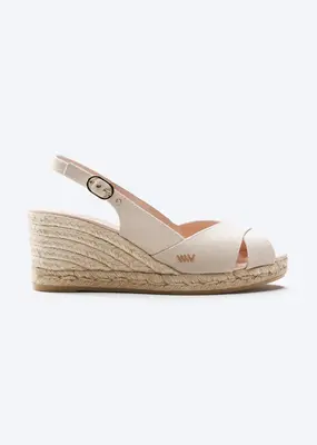 Llansa Canvas Espadrille Sandal Wedges | Color: Navy Blue | Size: 5.5-6