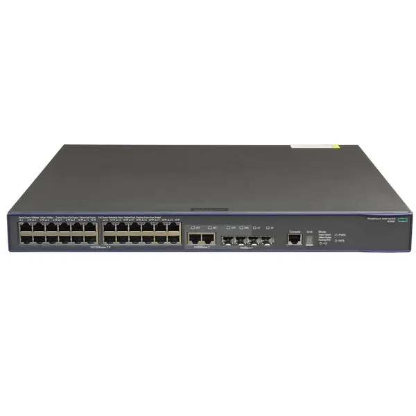 HP JG306C#ABB | FlexNetwork 3600 SI Series 3600–24-PoE+ v2 24 x 10/100BaseTX RJ-45 PoE+ and 4 x 1GbE SFP and 2 x Shared RJ-...
