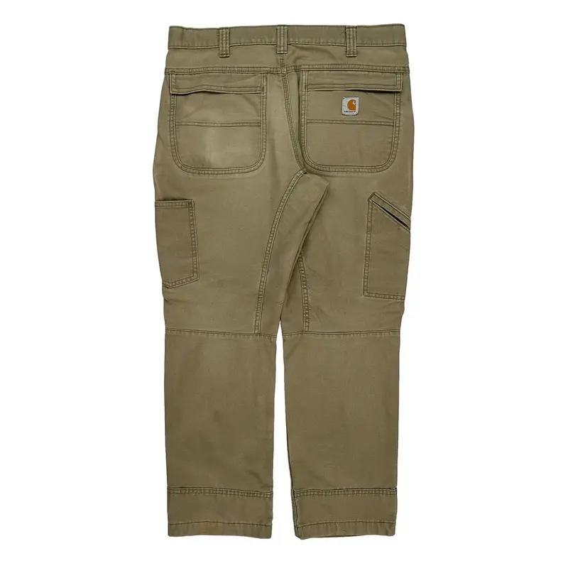Relaxed Fit Carhartt Cargo Trousers - 36W 29L Brown Cotton Blend