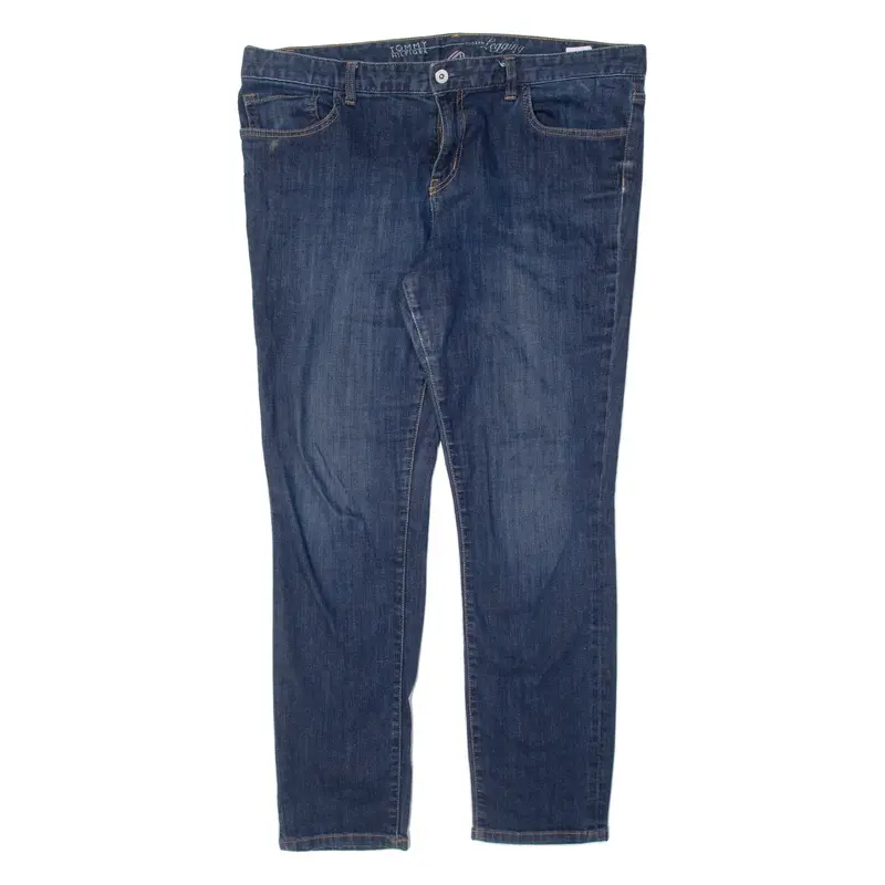 TOMMY HILFIGER Womens Jeans Blue Regular Jegging W40 L30