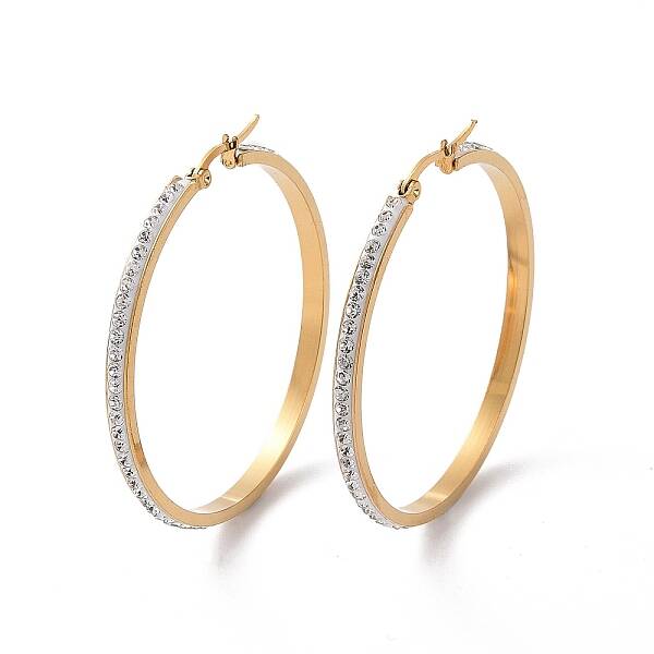 304 Stainless Steel Hoop Earrings