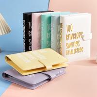 100 Envelopes A5 Savings Challenge Book with Cash Envelopes - Saving $5,050 Financial Management Personal Finance Organizer D...