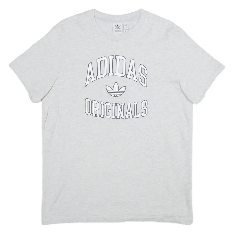 ADIDAS Womens T-Shirt Grey M