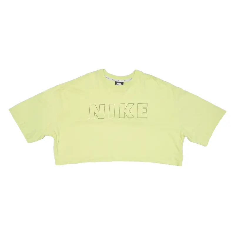 NIKE AIR Cropped Womens T-Shirt Green 2XL
