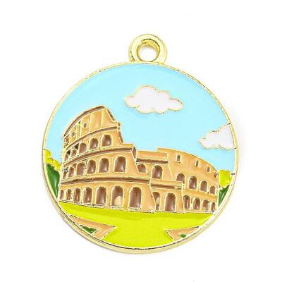 Alloy Enamel Pendants