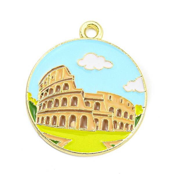 Alloy Enamel Pendants