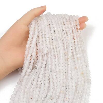 Natural Quartz Crystal Beads Strands