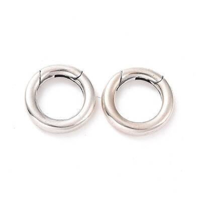 925 Sterling Silver Spring Gate Rings
