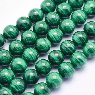 Natural Malachite Beads Strands