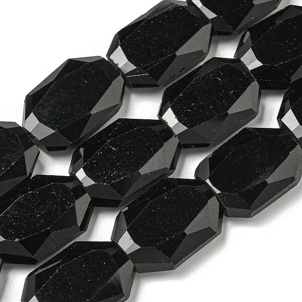 Natural Obsidian Beads Strands