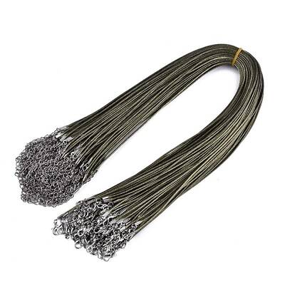 Waxed Cotton Cord Necklace Making