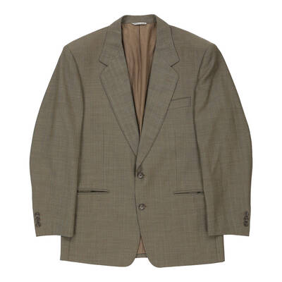 Gianfranco Ferre Blazer - Large Beige Wool Blend