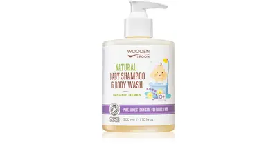 WoodenSpoon Natural shampoo and shower gel for children with lavender aroma 300 ml