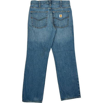Carhartt Relaxed Straight Jeans - 34W 31L - Blue