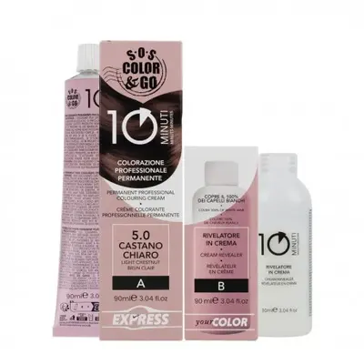 Alama Permanent Professional Coloring Set In 10 Minutes - 5.0 Light Brown