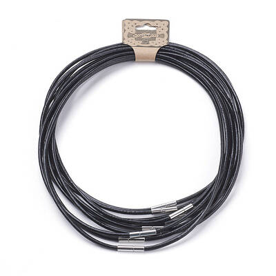 Cowhide Leather Cord Necklace Making