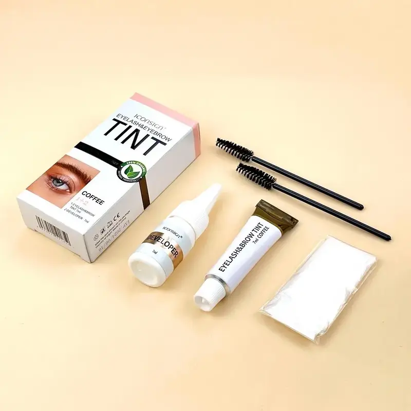 Eyebrow Tinting Kit, Waterproof Eyebrow Pomade with Brush, Long Lasting Eyebrow Tinted Cream, Daily Cosmetic Beauty Supplies ...