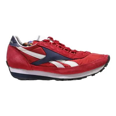 REEBOK Sneaker Trainers Red Synthetic Mens UK 9