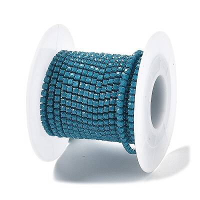 Iron Rhinestone Glass Cup Chain