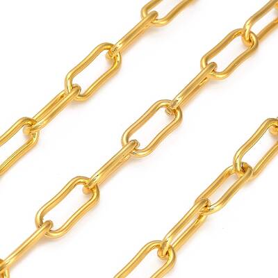 Stainless Steel Oval Paperclip Chains