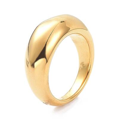 Ion Plating(IP) 304 Stainless Steel Finger Rings
