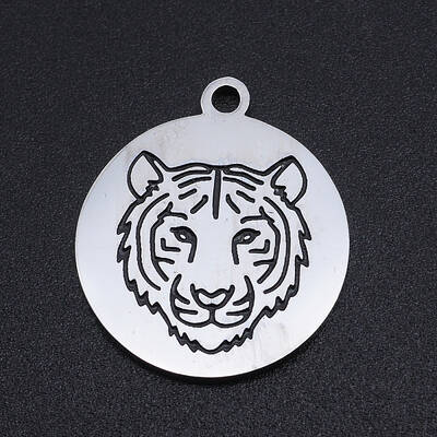 Non-Tarnish 201 Stainless Steel Etched Pendants