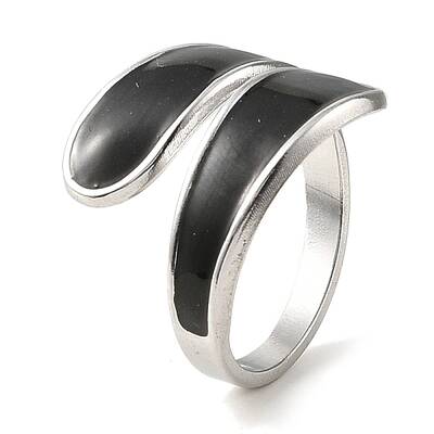 304 Stainless Steel Open Cuff Ring for Women