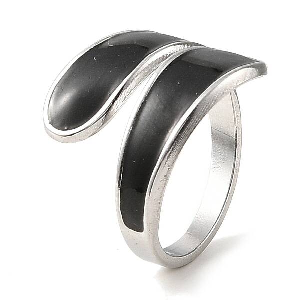 304 Stainless Steel Open Cuff Ring for Women