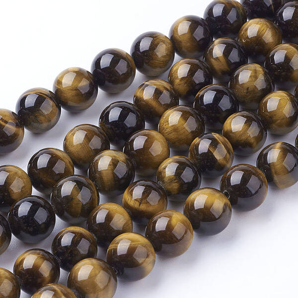 Natural Tiger Eye Beads Strands