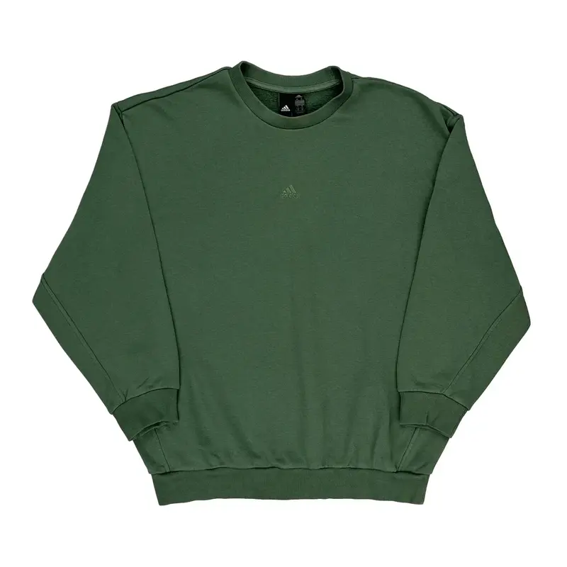 Adidas Sweatshirt - Small Green Cotton