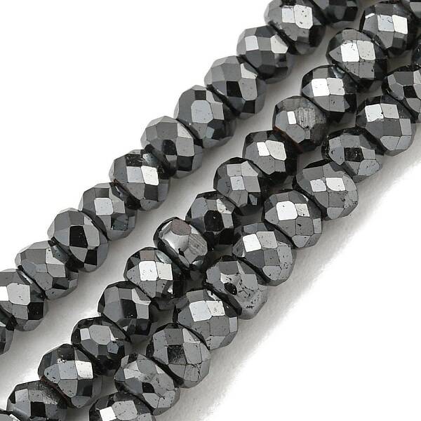 Non-magnetic Synthetic Hematite Beads Strands