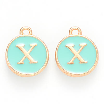 Golden Plated Alloy Enamel Charms