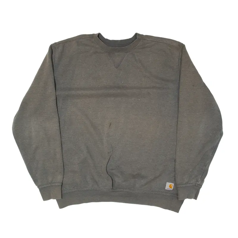CARHARTT Original Fit Sweatshirt Brown Crew Neck Mens XL