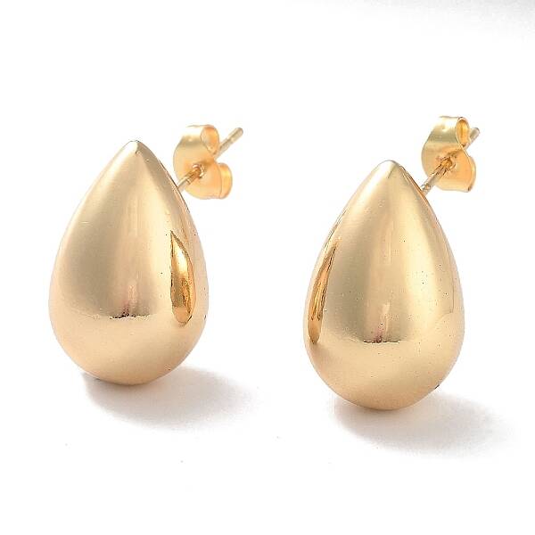 Brass Stud Earrings for Women