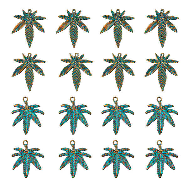20Pcs 2 Style Tibetan Style Alloy Pendants