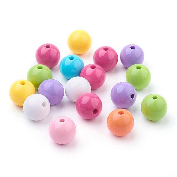 Round Acrylic Beads