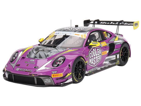 Porsche 911 GT3 R #27 Kevin Estre HubAuto Racing FIA GT World Cup 70th Macau Grand Prix (2023) 1/18 Model Car by Top Speed