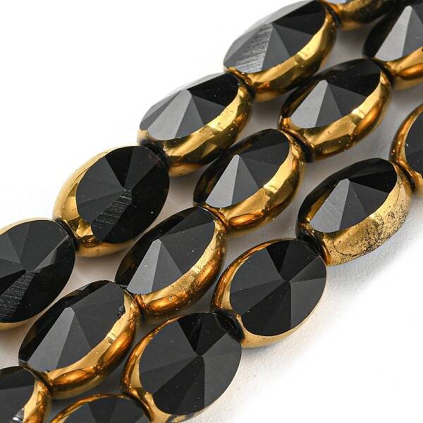 Electroplate Glass Beads Strands