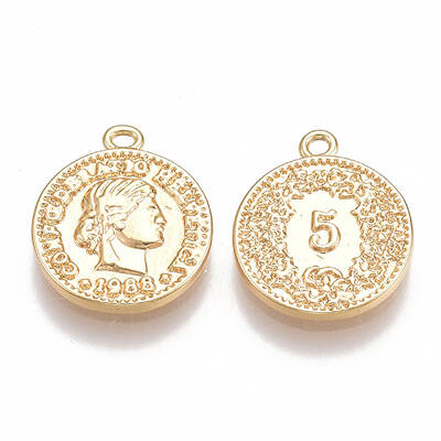 Brass Coin Charms